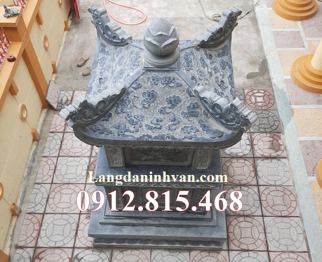 Hình ảnh xây mộ tháp đá để tro cốt tại Kiên Giang - Tháo đựng tro cốt