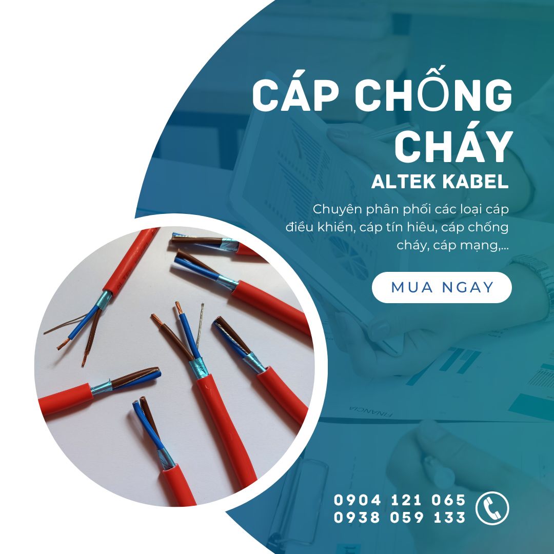 Cáp chống cháy chống nhiễu AL + E / vỏ bọc LSZH