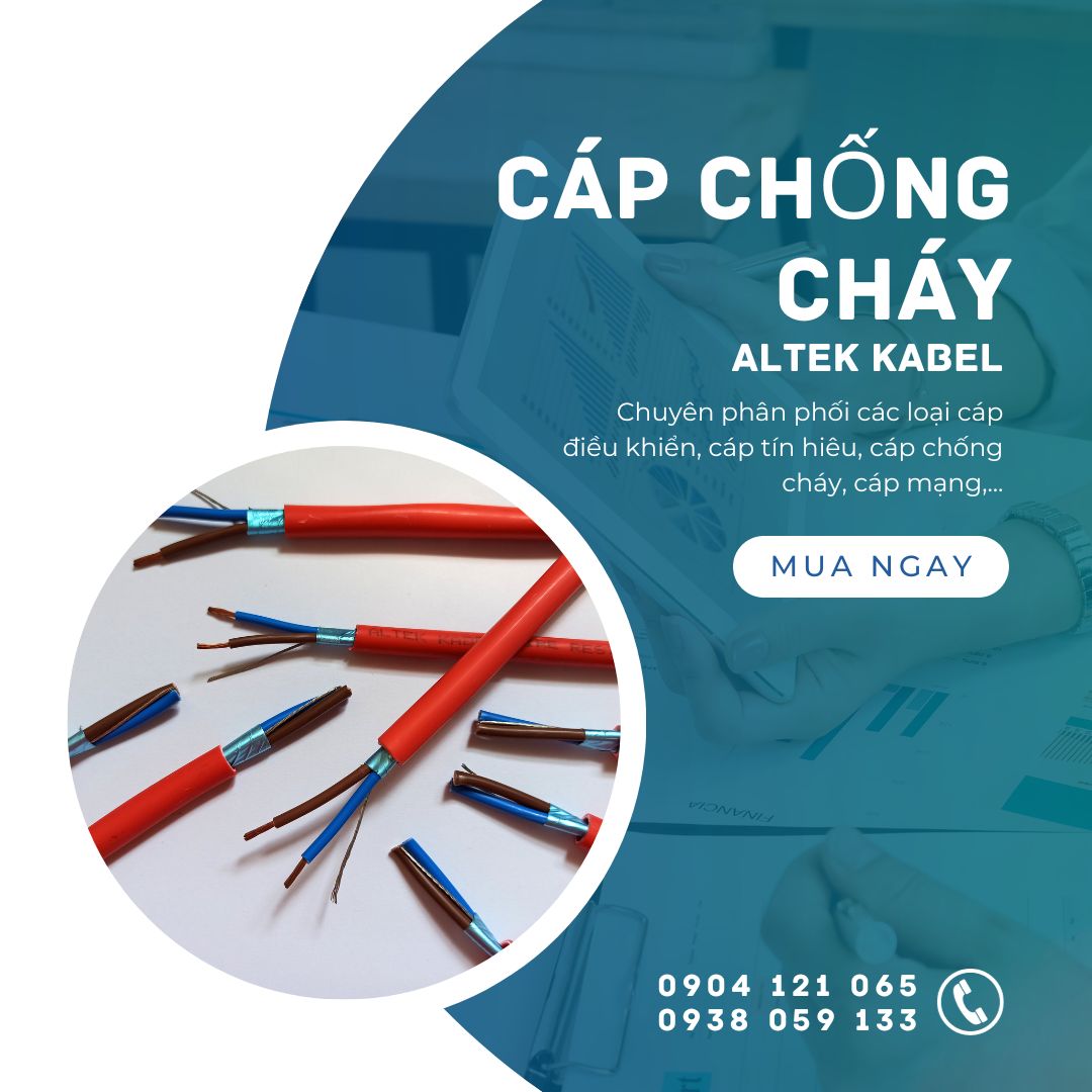 Cáp chống cháy chống nhiễu AL + E / vỏ bọc LSZH