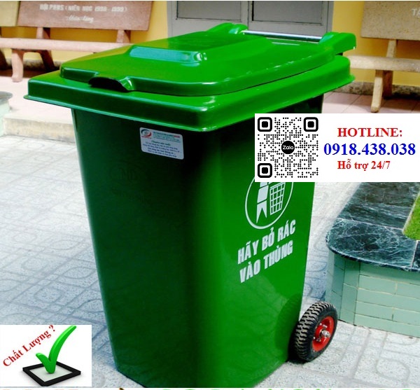 Thùng rác công cộng 120 lít 240 lít nhập khẩu giá rẻ, hàng sẵn kho