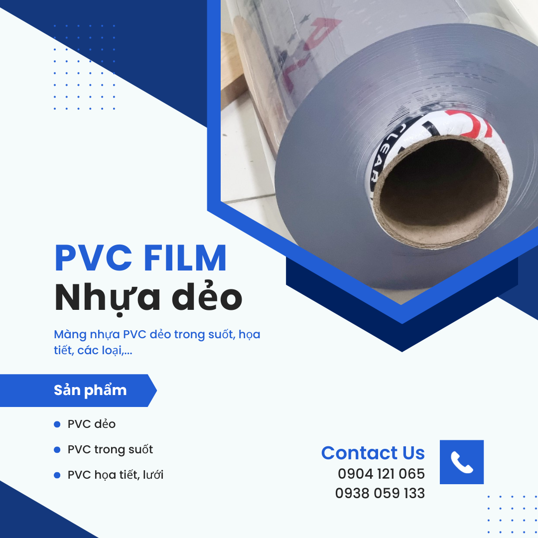 Màng nhựa PVC dẻo / Màng nhựa PVC trong suốt