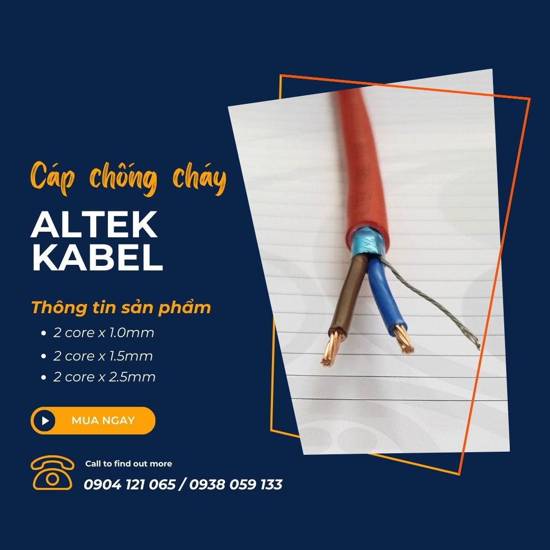 Phân phối cáp điều khiển / cáp chống cháy toàn quốc