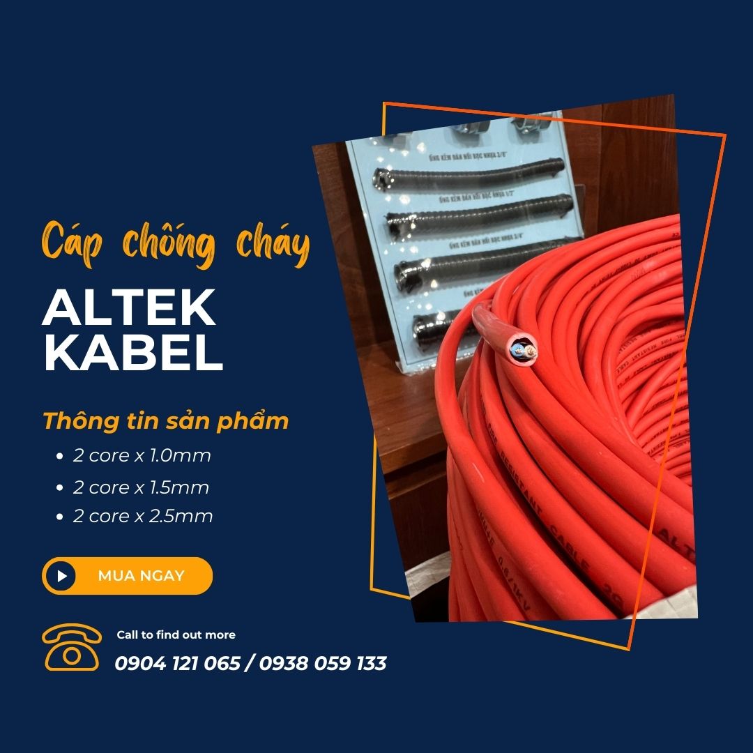 Phân phối cáp điều khiển / cáp chống cháy toàn quốc