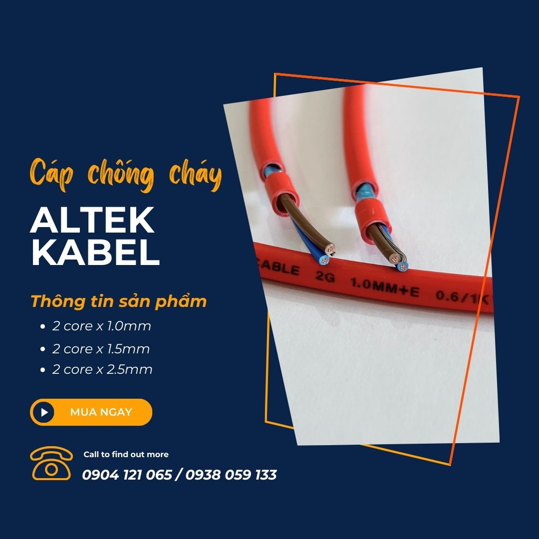Phân phối cáp điều khiển / cáp chống cháy toàn quốc