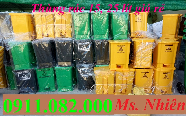 Thùng rác sản xuất theo công nghệ châu âu giá rẻ
