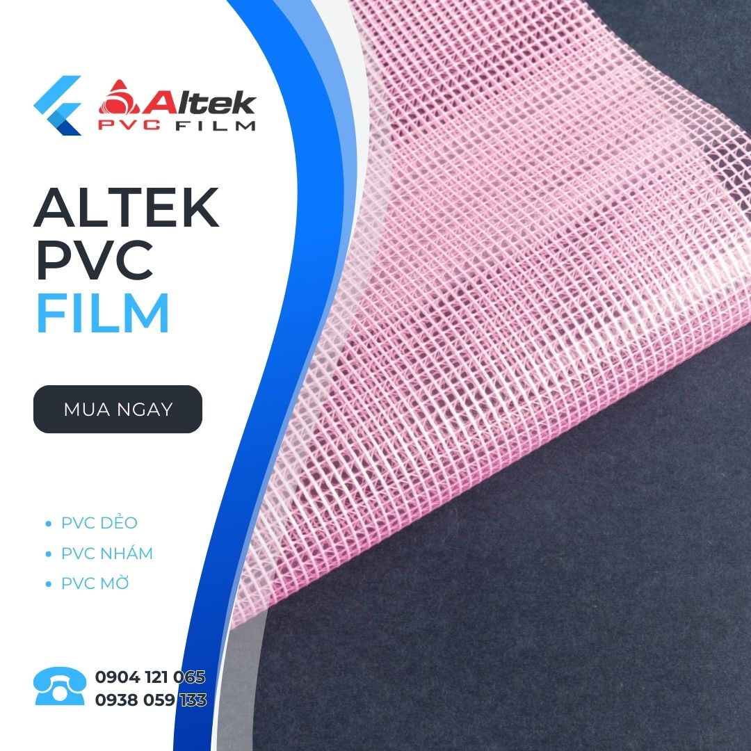 Màng nhựa PVC dẻo trong suốt, Màng PVC kẹp lưới nhiều màu