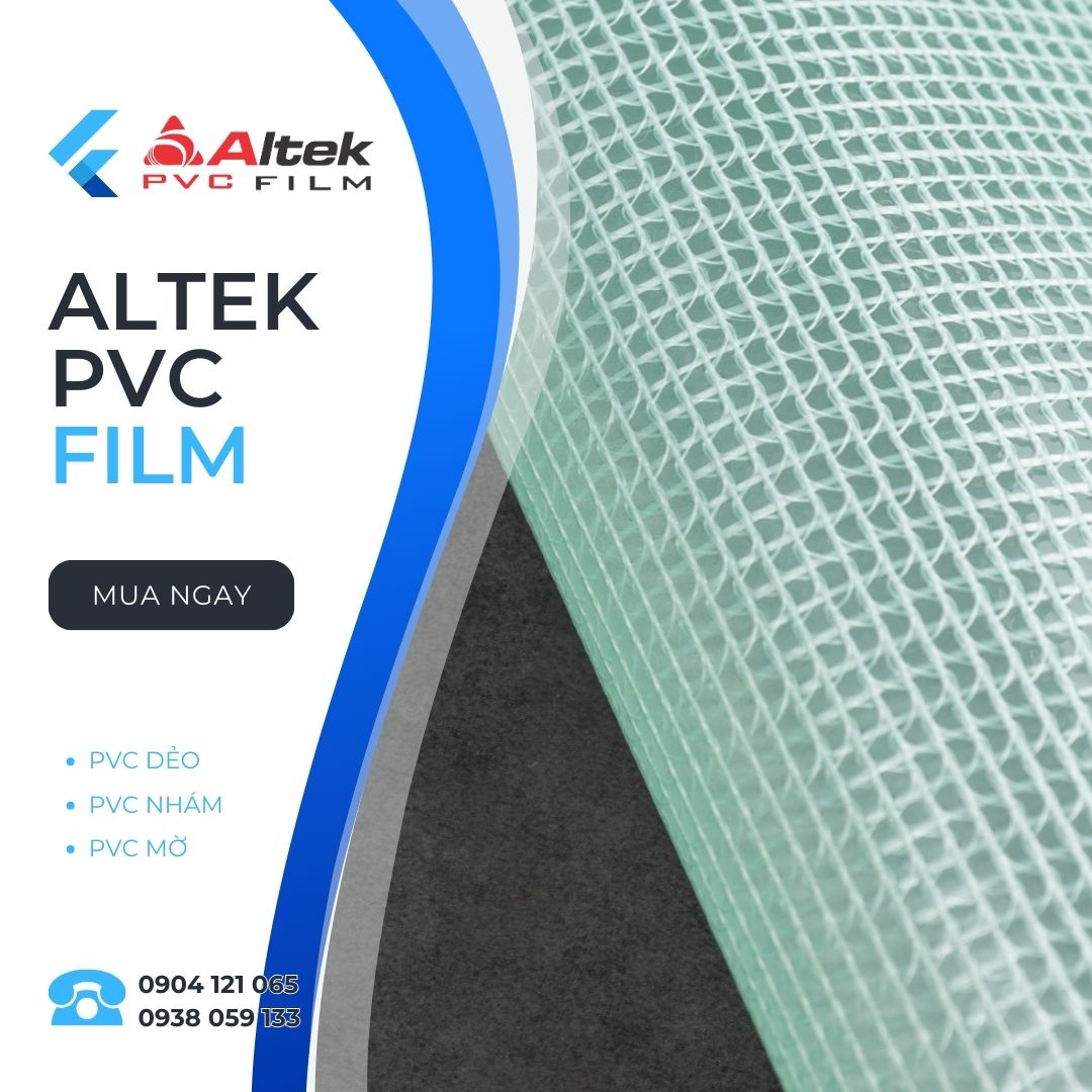 Màng nhựa PVC dẻo trong suốt, Màng PVC kẹp lưới nhiều màu