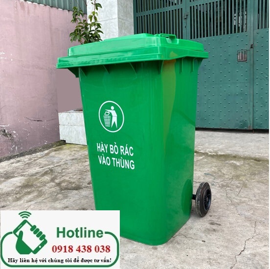 Thùng rác công cộng 240 lít giá rẻ nhất mua nhiều giảm giá