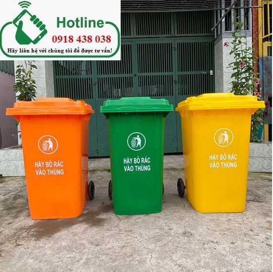 Thùng rác công cộng 240 lít giá rẻ nhất mua nhiều giảm giá