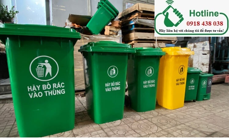 Thùng rác công cộng 240 lít giá rẻ nhất mua nhiều giảm giá