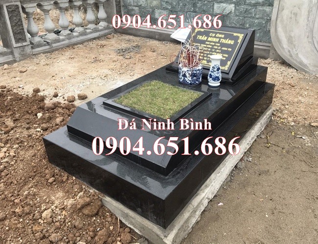 Mẫu mộ đá để hài cốt đẹp bán tại Vĩnh Long 38 - Xây sẵn chụp mộ đá đẹp
