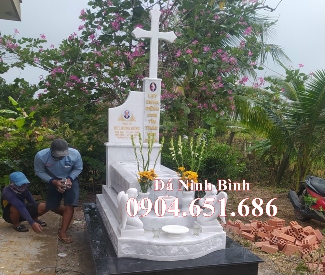 Mẫu mộ đá tươi đẹp bán tại Trà Vinh 40 - Chụp mộ đá đẹp tại Trà Vinh