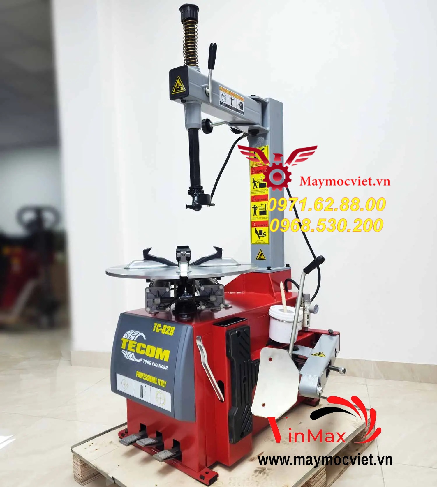 Freeship máy tháo ra vào lốp chính hãng giá rẻ Tecom TC828