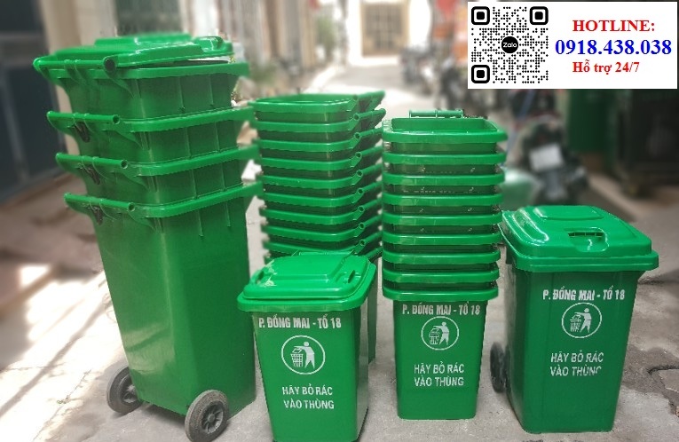 Thùng rác công cộng, thùng rác nhựa giảm giá sốc cuối năm
