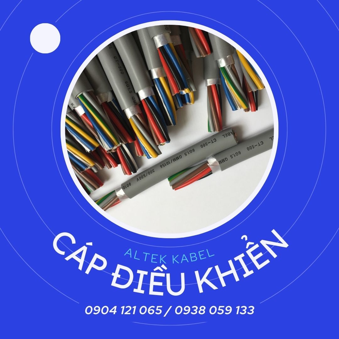 Cáp điều khiển Altek Kabel (CT-500/SH-500) tiêu chuẩn Châu Âu