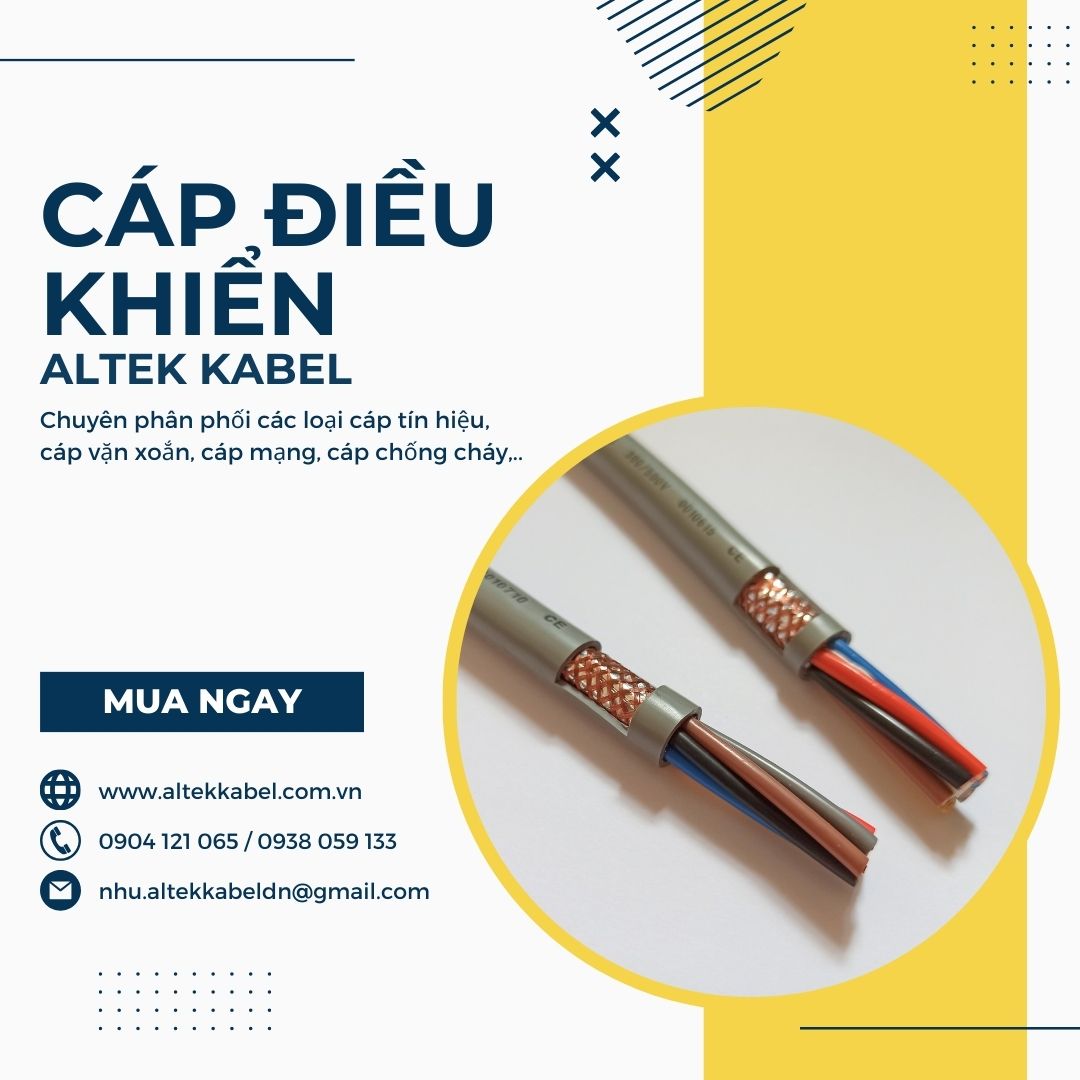 Cáp điều khiển Altek Kabel, Hàng nhập khẩu, giá cạnh tranh
