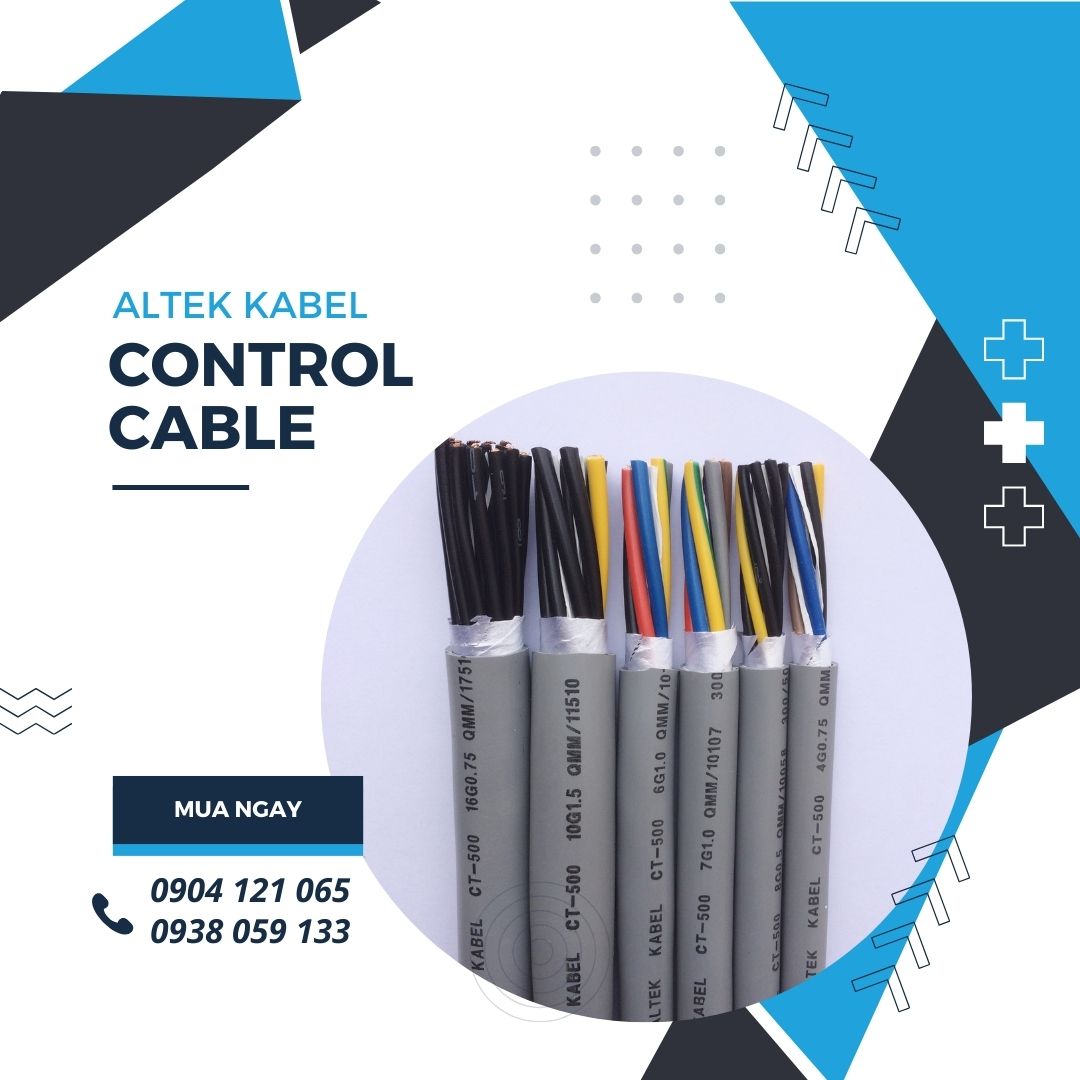Cáp điều khiển / Cáp tín hiệu Altek Kabel CT-500/SH-500