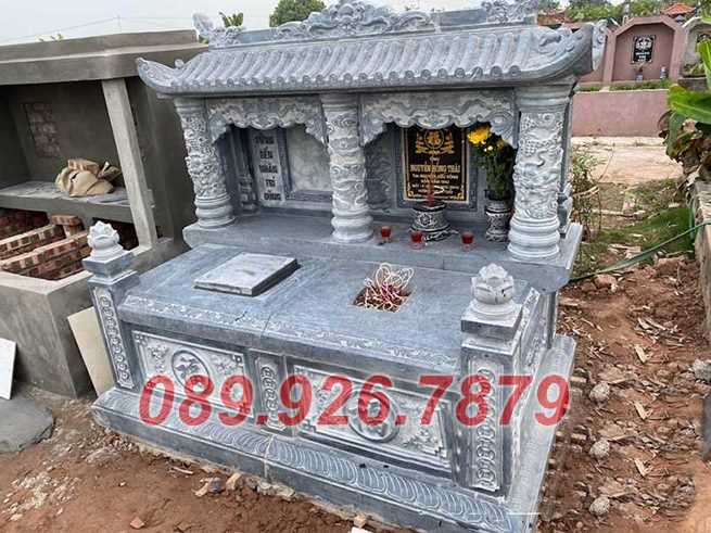 Mộ đá đẹp - mẫu mộ đá chôn tươi đơn giản đẹp bán Bình Dương