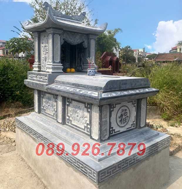 Mẫu mộ đá 2 mái che bán Hồ Chí Minh - Mộ đá đơn giản giá rẻ