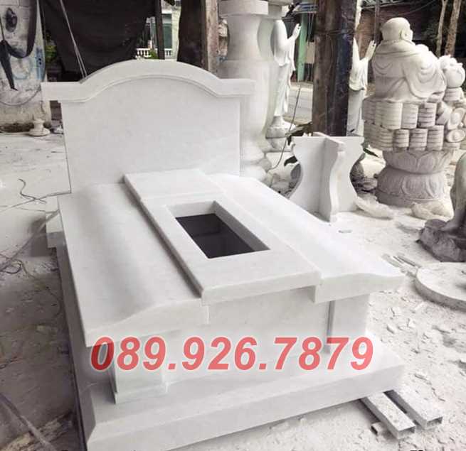Mẫu mộ đá 2 mái che bán Hồ Chí Minh - Mộ đá đơn giản giá rẻ