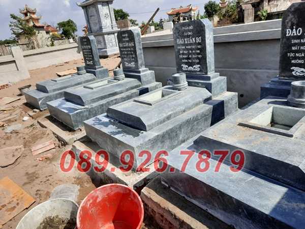 Mộ đá 1 mái - Mẫu mộ đá đơn giản 1 mái đẹp bán Kon Tum