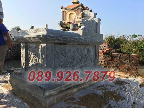Mộ đá 1 mái - Mẫu mộ đá đơn giản 1 mái đẹp bán Kon Tum
