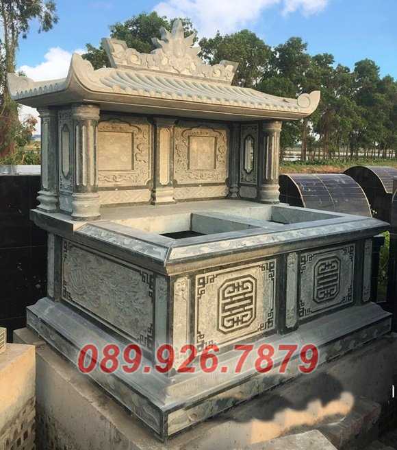 Mẫu mộ đá đơn giản - Mẫu mộ đá 1 mái chôn tro hài cốt bán Tây Ninh