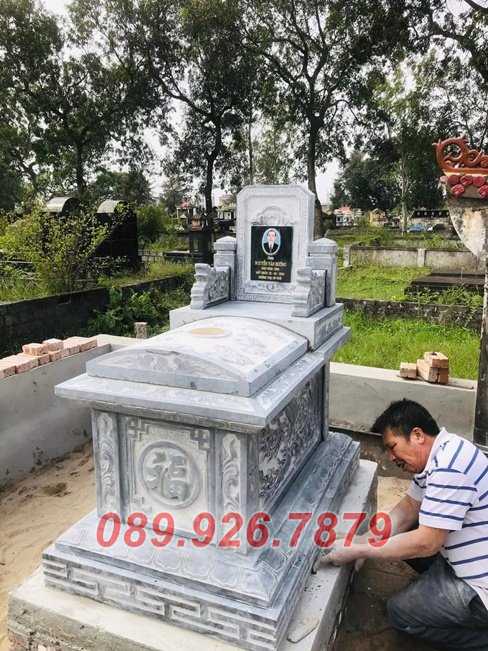 Mộ đá đẹp - Mẫu mộ đá đơn giản giá rẻ bán Cần Thơ - Mộ đá hỏa táng
