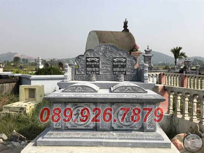 Mộ đá đẹp - Mẫu mộ đá đơn giản giá rẻ bán Cần Thơ - Mộ đá hỏa táng