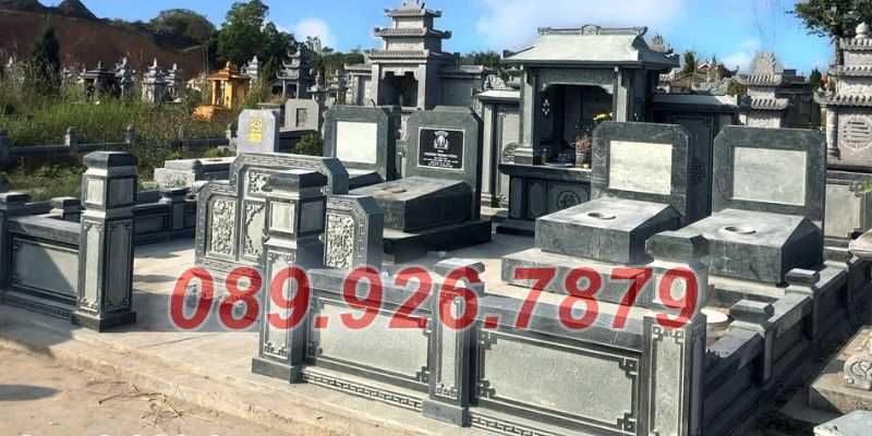 Mộ địa táng - Mẫu mộ đá đơn giản chôn 1 lần bán Vĩnh Long