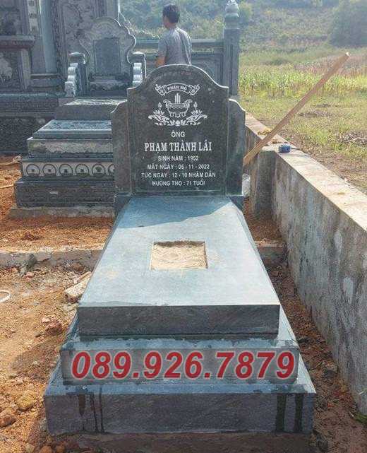 Mẫu mộ đá đơn giản bán Bà Rịa Vũng Tàu - Mộ đá giá rẻ, bằng đá xanh