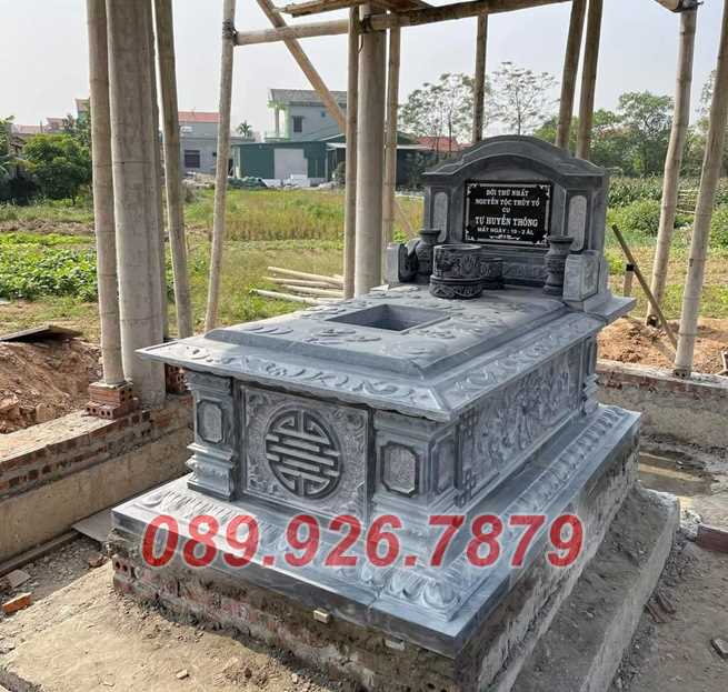Mẫu mộ đá đơn giản bán Bà Rịa Vũng Tàu - Mộ đá giá rẻ, bằng đá xanh