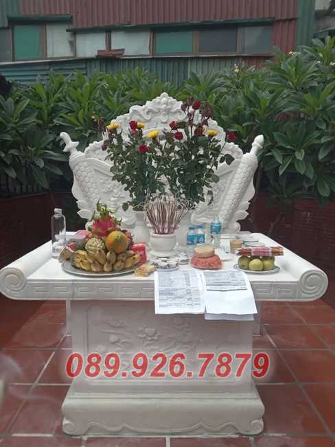 Bà Rịa Vũng Tàu bán sẵn mộ đá đẹp - Mộ bằng đá tự nhiên xanh, trắng
