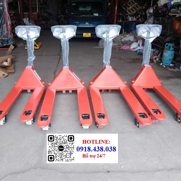 Xe nâng tay thấp càng ngắn 80cm, tải trọng 2500kg chính hãng giá rẻ