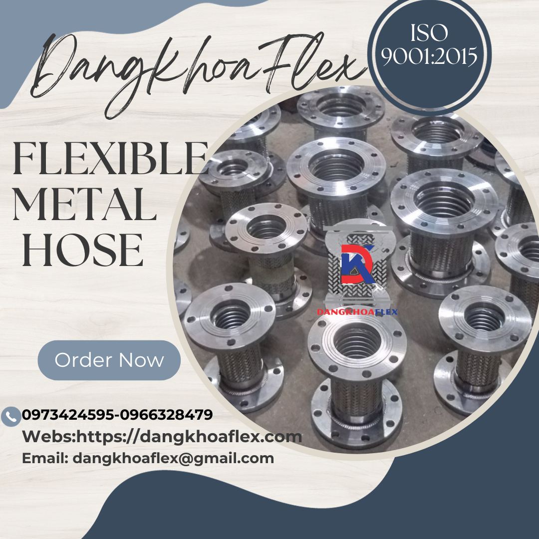 Khớp Nối Mềm Inox 304, Khớp Nối Mềm Inox Nối Bích, Khớp ChốngRungInox