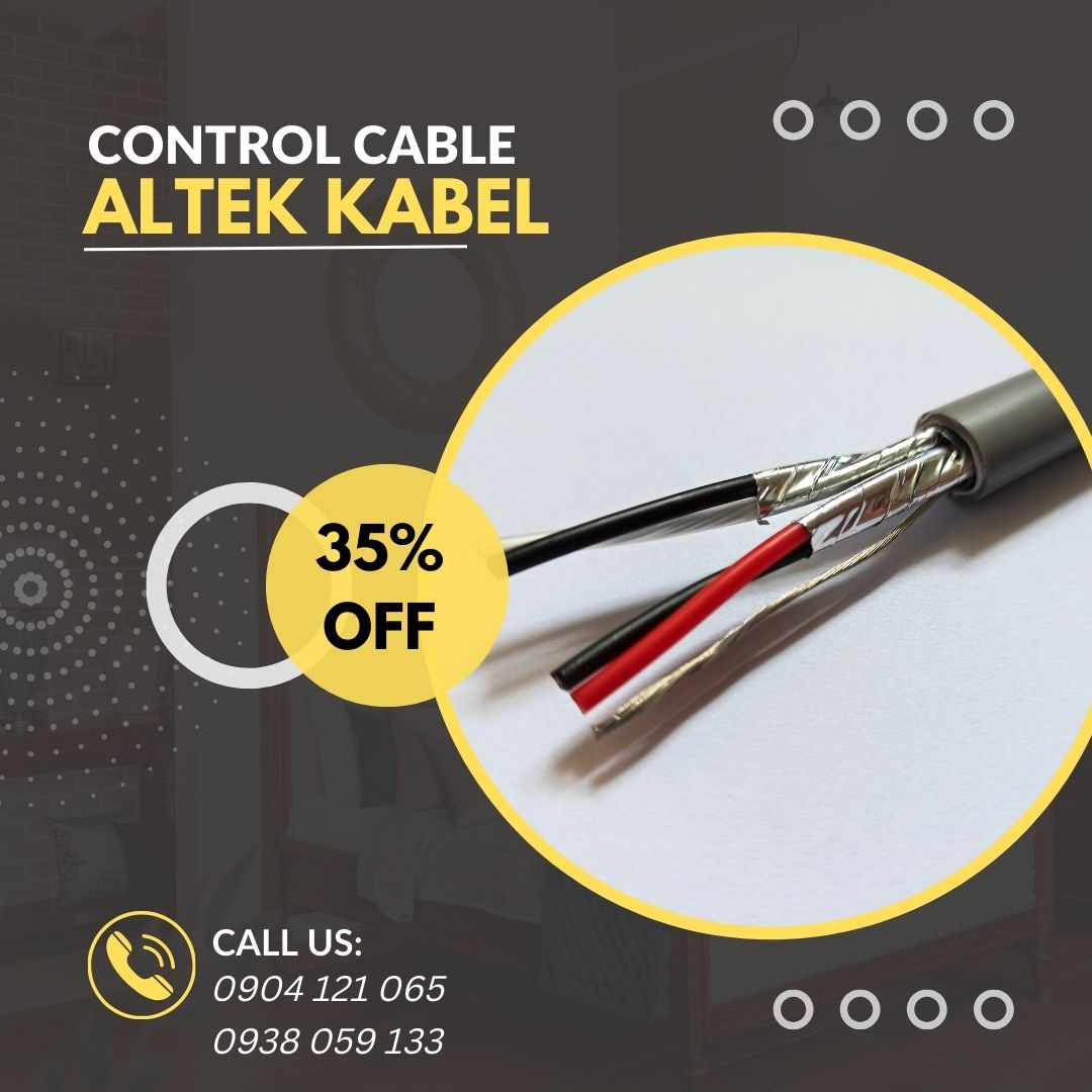 Cáp tín hiệu vặn xoắn chống nhiễu Altek Kabel 22awg 1pair