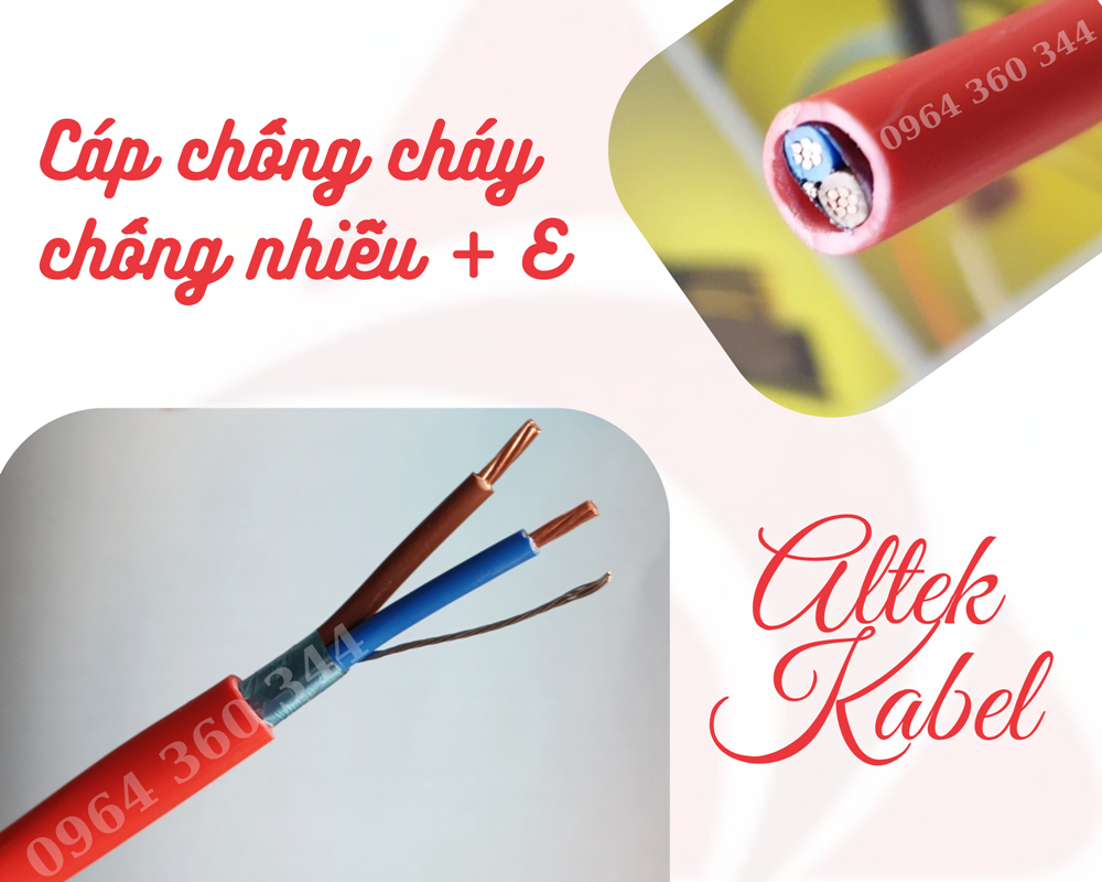Cáp chống cháy chống nhiễu 1PR x 1.0mm2 Altek Kabel chính hãng