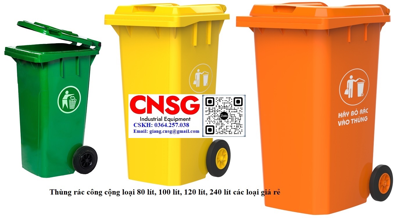 SALE cuối năm: thùng rác nhựa, thùng rác công cộng các loại