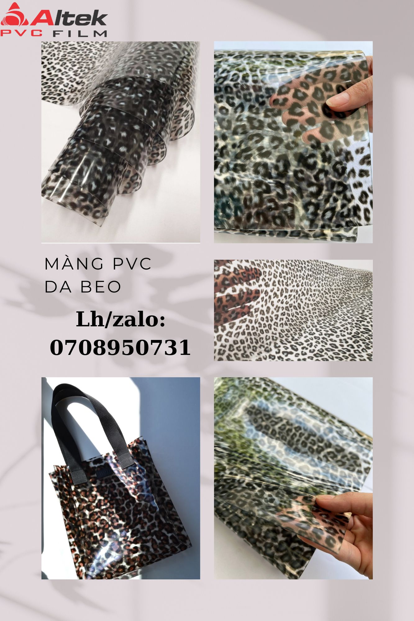 màng nhựa pvc trpng dẻo - vân beo hàng đẹp giá tốt tận gốc