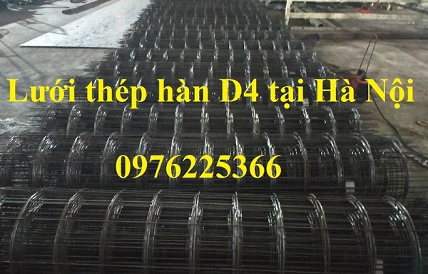 Lưới thép hàn, lưới thép hàn chập D4, D5, D6, D8, D10, D12