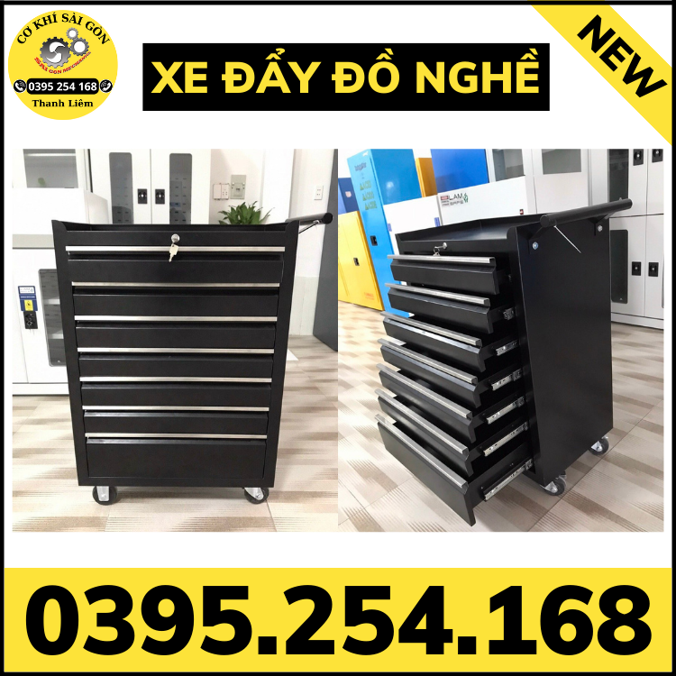 Xe đẩy dụng cụ đồ nghề bằng thép sơn tĩnh điện tùy chỉnh kích thước