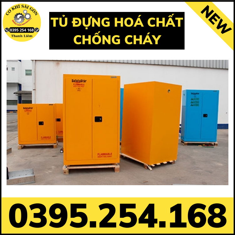 Tủ đựng hóa chất chống cháy (tủ đựng dung môi chống cháy)