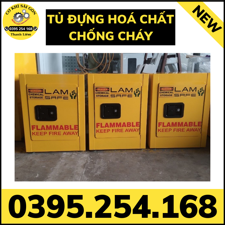 Tủ đựng hóa chất chống cháy (tủ đựng dung môi chống cháy)
