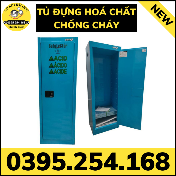 Tủ đựng hóa chất chống cháy (tủ đựng dung môi chống cháy)