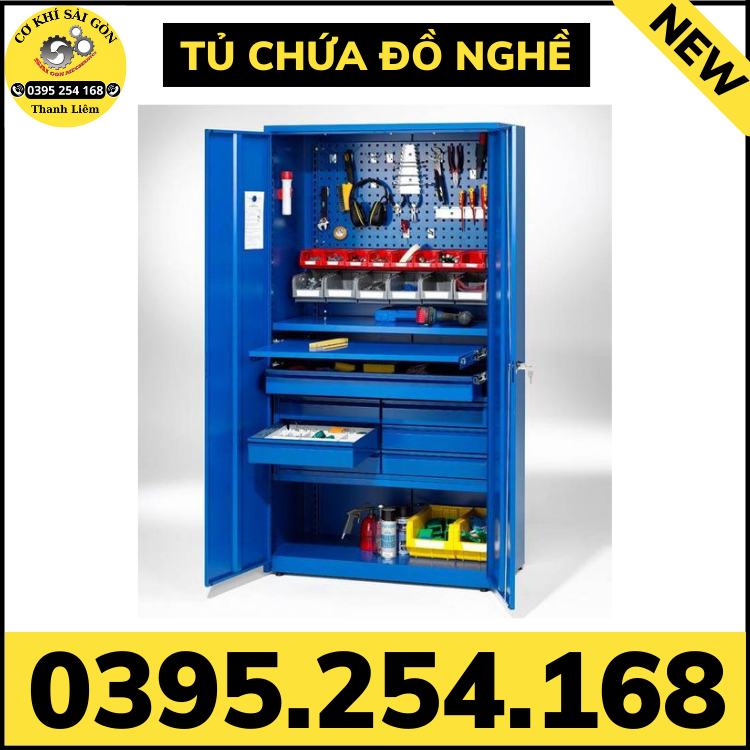 Tủ đựng vật từ, dụng cụ và đồ nghề cho kho xưởng công nghiệp