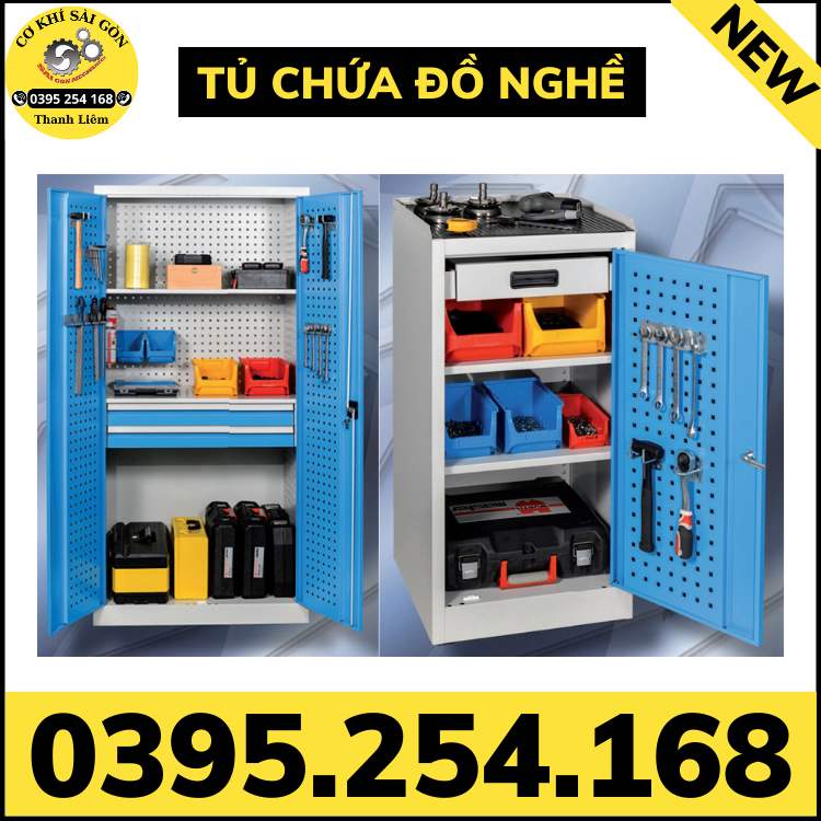 Tủ đựng vật từ, dụng cụ và đồ nghề cho kho xưởng công nghiệp