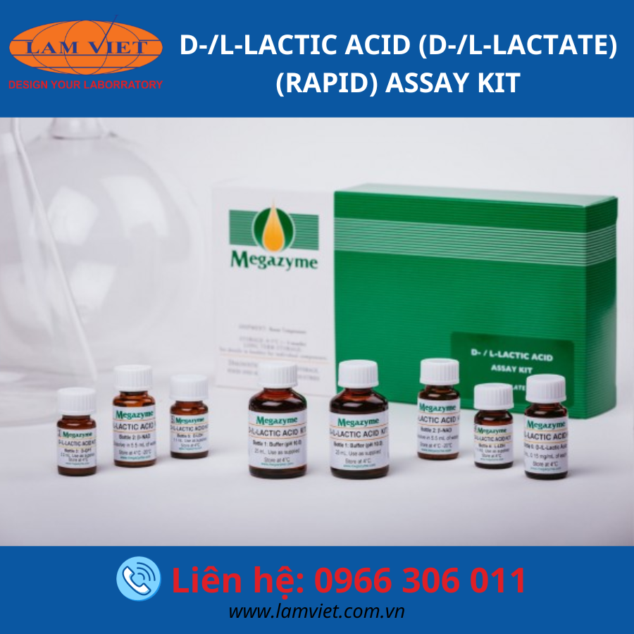 D-/L-LACTIC ACID (D-/L-LACTATE) (RAPID) ASSAY KIT