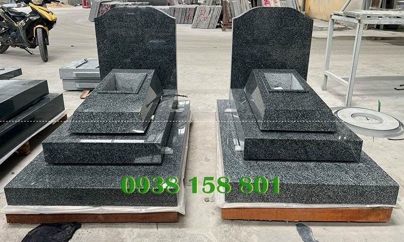Mộ đá đẹp - Những mẫu mộ đơn chôn cất tro hài cốt tổ tiên bán ở Cà Mau