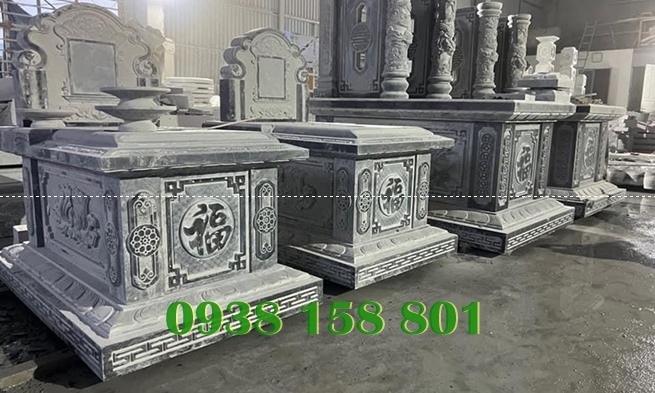 Mộ đá đẹp - Những mẫu mộ đá chôn cất tro hài cốt bán ở Tiền Giang
