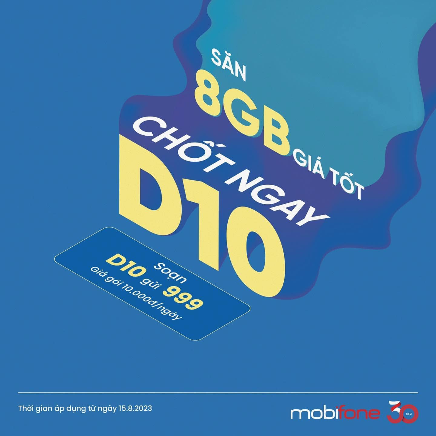 Vi vu chơi tết - Không lo hết mạng: Đăng kí ngay D10 của MobiFone